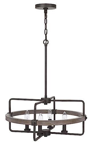 Cal Lighting Fx-3765-4 Chandelier, Blacksmith