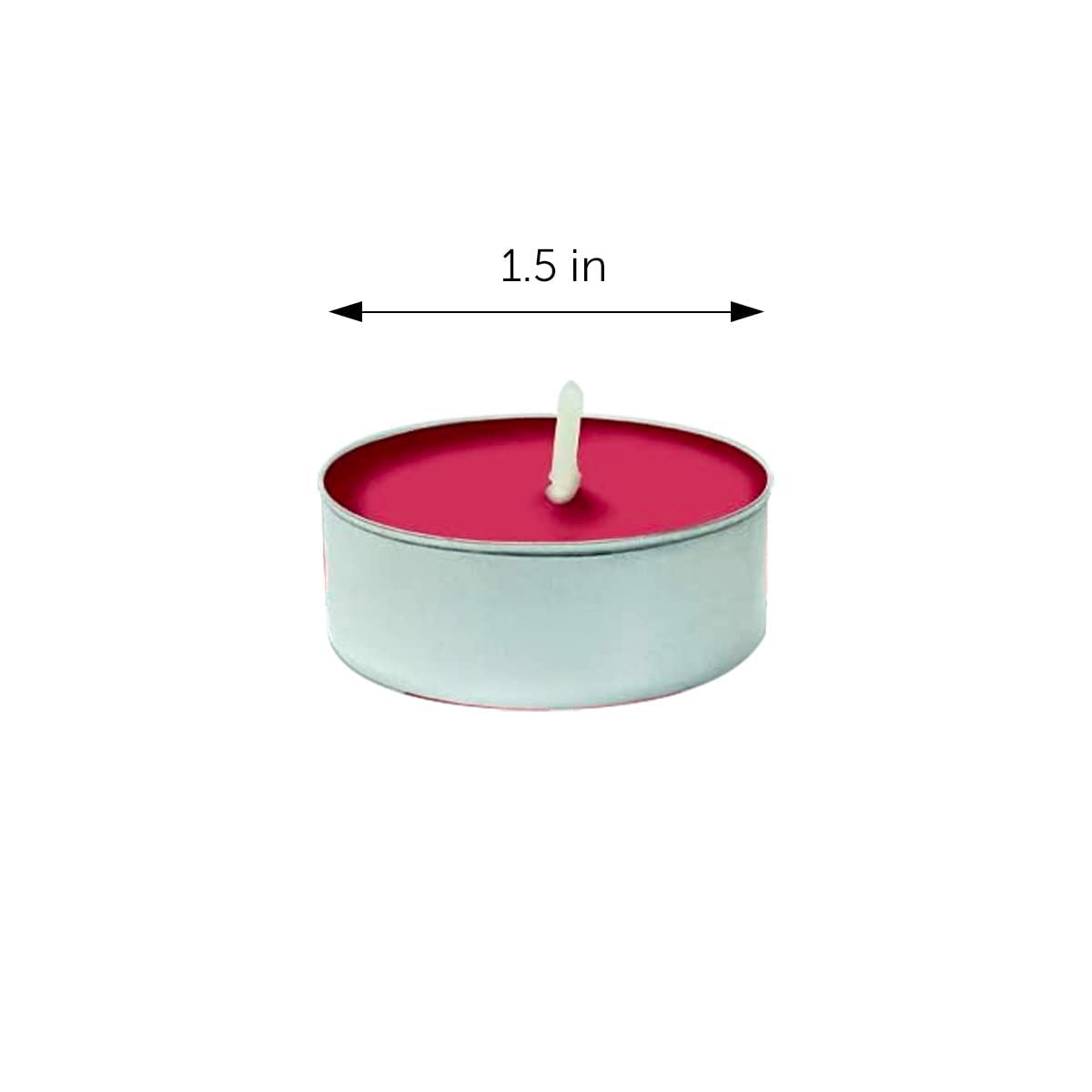DecorRack Strawberry Scented Tealight Candles, 30 Pack, Long Lasting Aromatherapy, Synthetic Wax, Model 96021