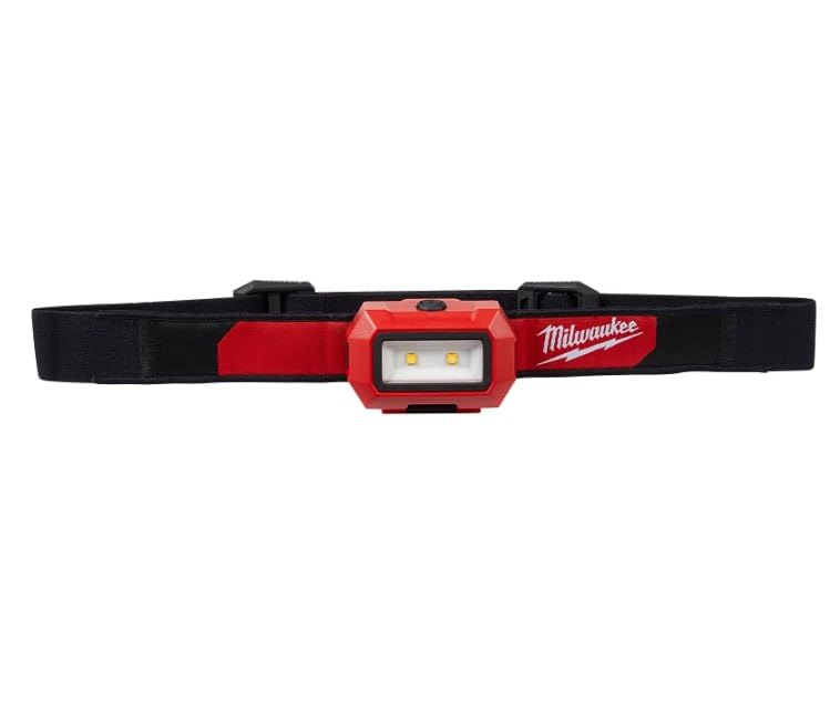 Milwaukee Battery Powered Flashlight  Red  Lightweight