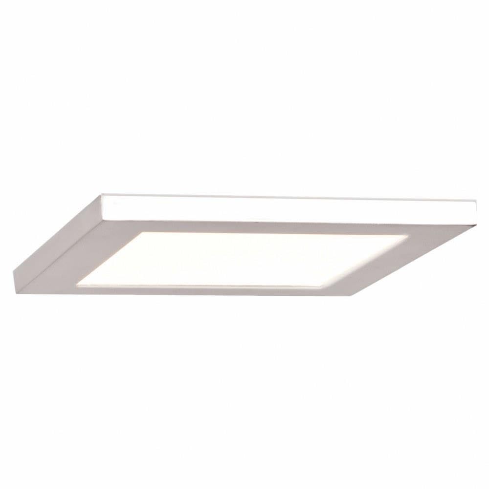 Access 20814LEDD-WH/ACR Transitional LED Flush Mount from Boxer Collection in White Finish, 7.50 inches