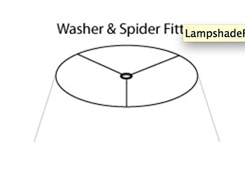 Urbanest Softback Bell Lampshade, Faux Leather, 16-inch Diameter, 9-inch Height, Dark Brown