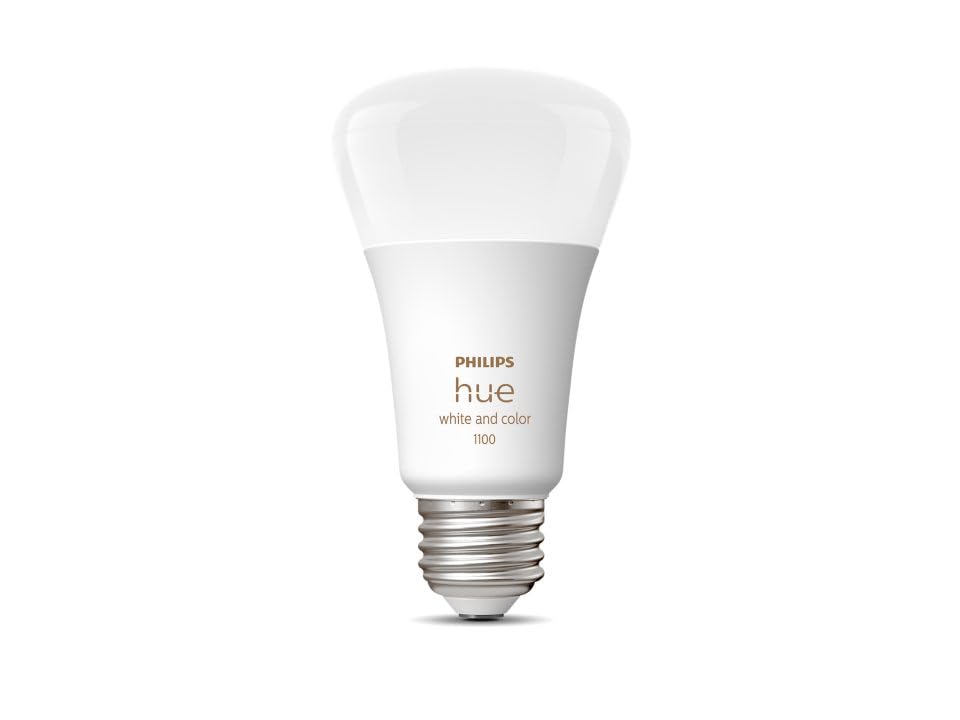 Philips Hue Smart 60W A19 Led Bulb - White And Color Ambiance Color-Changing Light - 4 Pack - 800Lm - E26 - Indoor - Control Wit