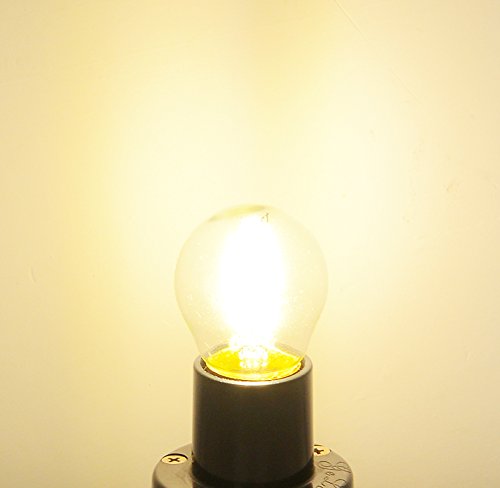 Opalray 4W Dimmable Led Mini Globe Bulb, 12V Warm White Light, E26 Base,