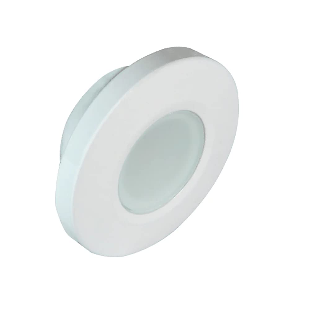 Lumitec Orbit White Flush Mount Down Dimmable Light White/Blue 112521