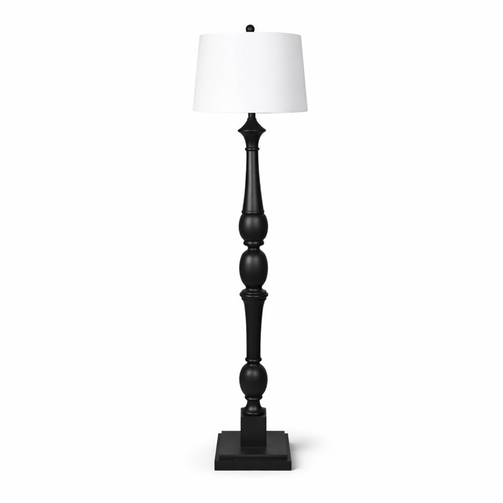Decor Therapy PL4379 Floor Lamp, Resin, Eclipse