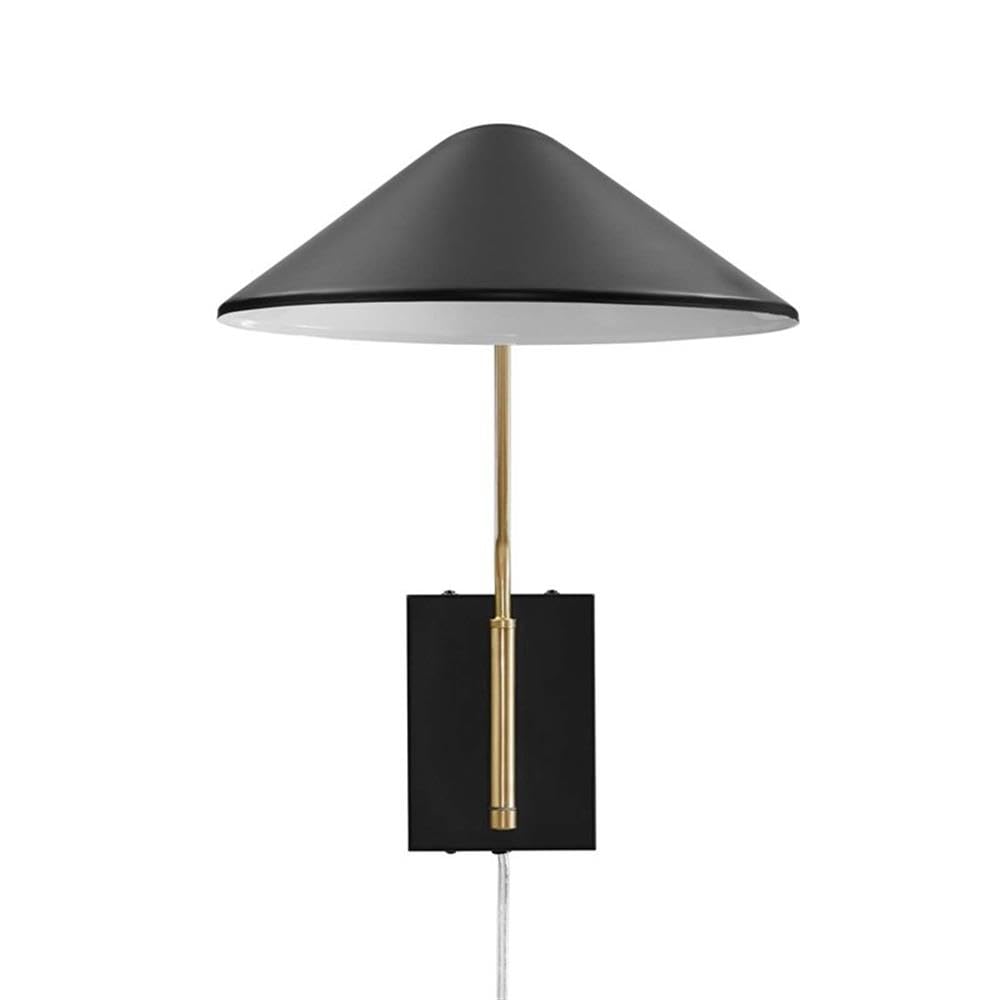 Modway Journey 24" 1-Light Modern Metal Swing Arm Wall Sconce In Black