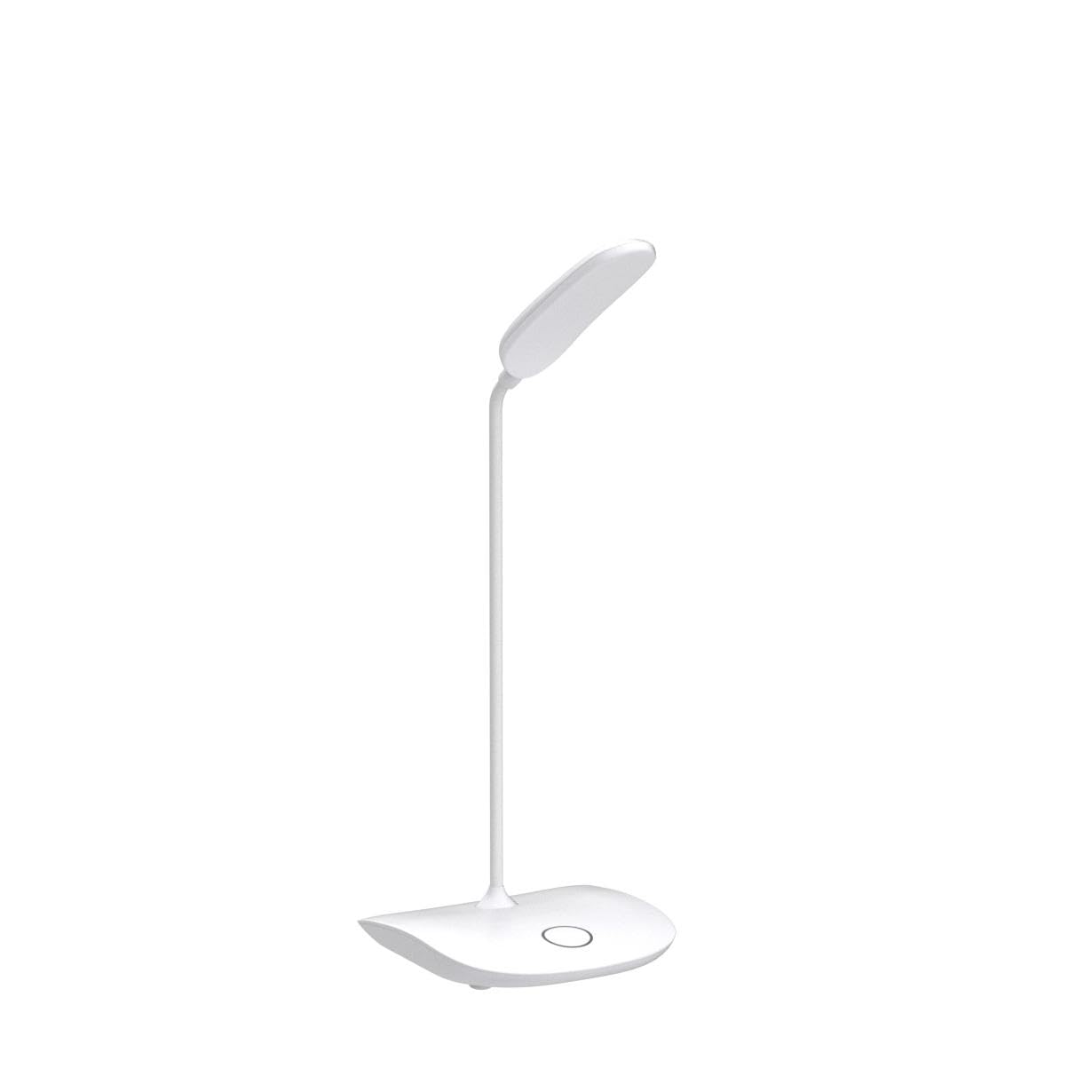 DEEPLITE LED Desk Lamp - 5W Touch Control, 3 Brightness Levels, Portable, White, Model OL-T04, Eye-Caring for Study, Office, Bedroom