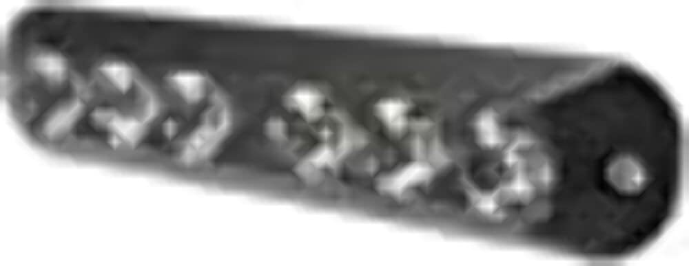 6 LED SURFACE MNT SPLIT 12-24VDC RB