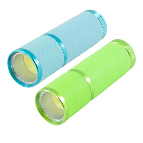 LitezAll Glow in the Dark Flashlight, 120 Lumen LED Flashlights with Rubber Coated Aluminum Body, Compact Battery Powered Lights
