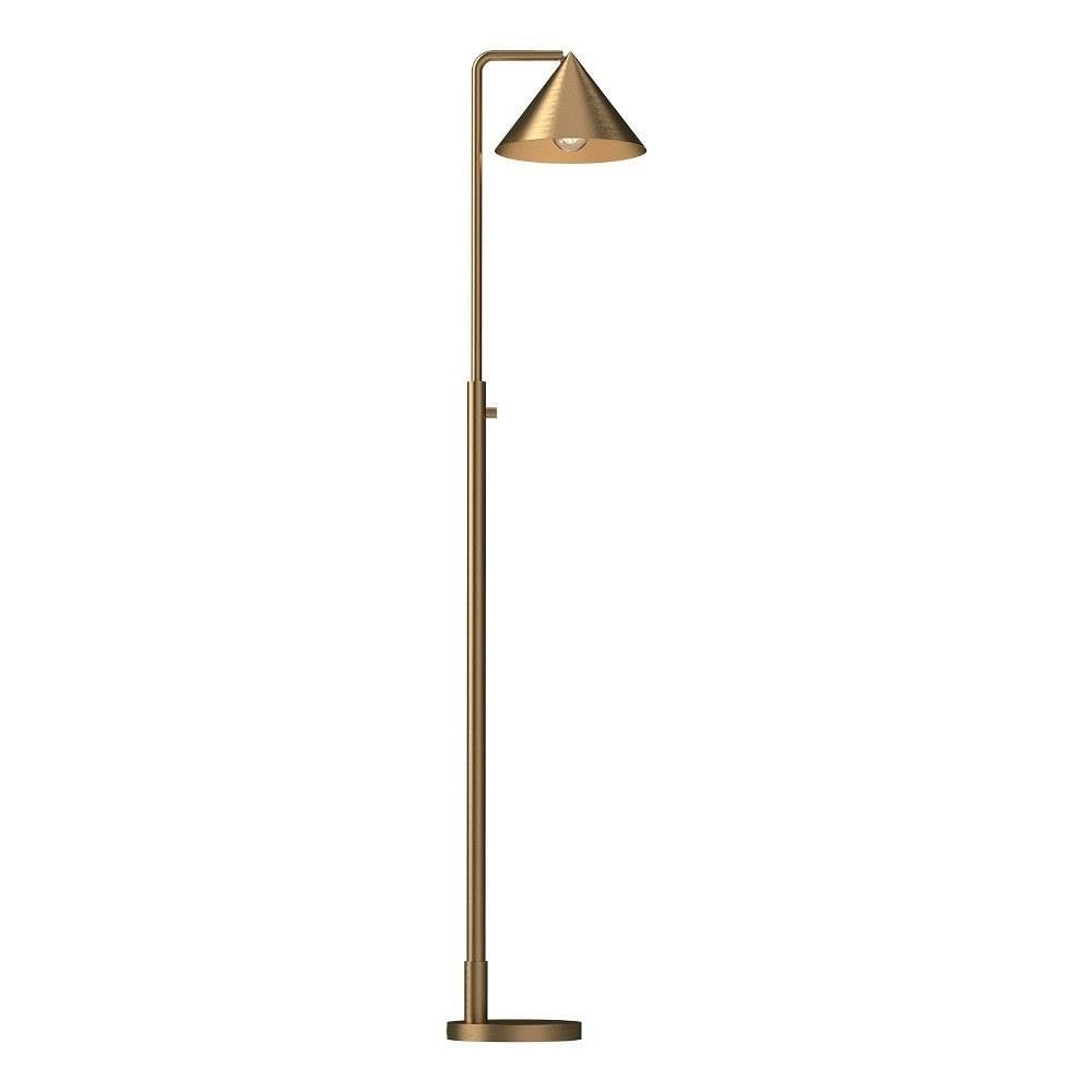 Alora Lighting FL485058BG Remy - 1 Light Floor Lamp-58.63 Inches Tall and 9.13 Inches Wide, Finish Color: Brushed Gold