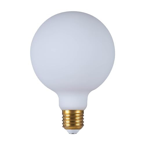 Sd Lux Decorative Led Light Bulb Giant Vintage Edison Filament Bulb 12W 2000Lm (Equi. 150W) E26 Base Large Bulb Milky Glass For 