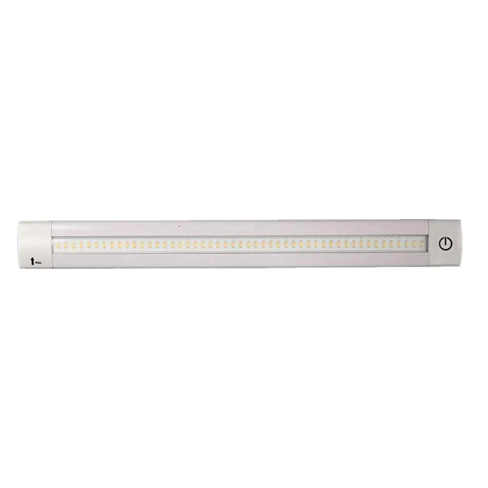 Lunasea Adjustable Linear Led Light W/Built-In Dimmer - 12&quot; Length, 12Vdc, Warm White W/Switch