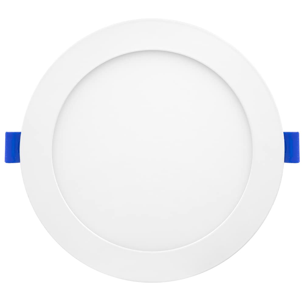 Maxxima Ultra-Thin Recessed LED Downlight, 1050 Lumens, Dimmable, Canless, IC Rated, 2700K-5000K, Single Pack, Aluminum