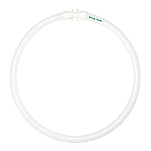 Bulbrite Circline Fluorescent T5 Bulb 40-Watt 3500K 2GX13 Base 12-Inch Diameter 2 Pack