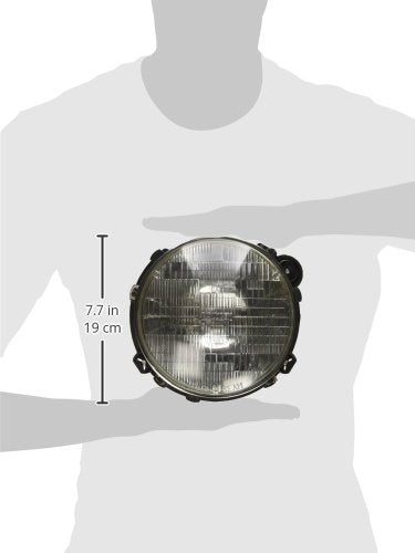 Crown Automotive 55055033AE Front Left Headlight Assembly with Leveling Device, Clear