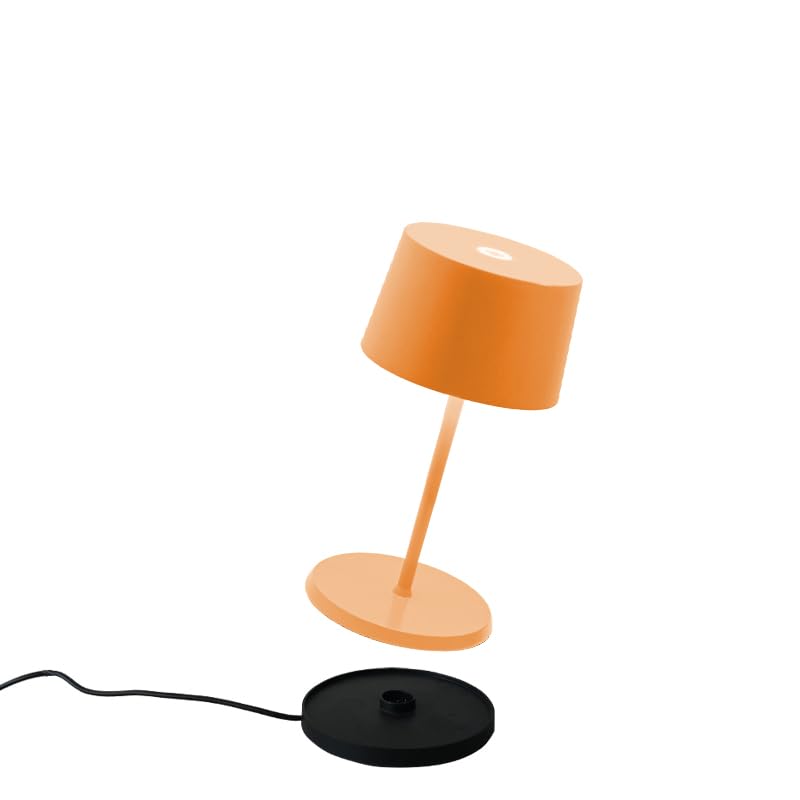Zafferano, Olivia Mini Lamp, Portable And Rechargeable Table Lamp With Touch Controls, Suitable For Indoor And Outdoor, Dimmer,