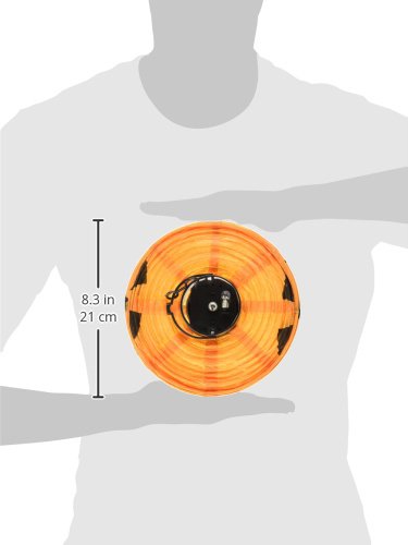 Amscan Halloween Paper Lanterns, 15in x 13 3/4in, Orange, Paper, Model 240658