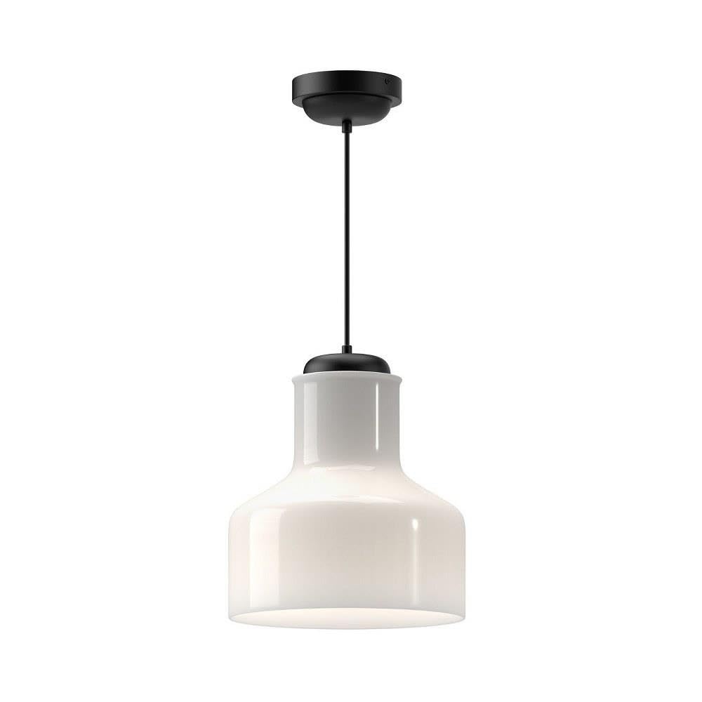 Alora Mood PD540411MBGO Westlake Pendant, Glossy Opal Glass/Matte Black
