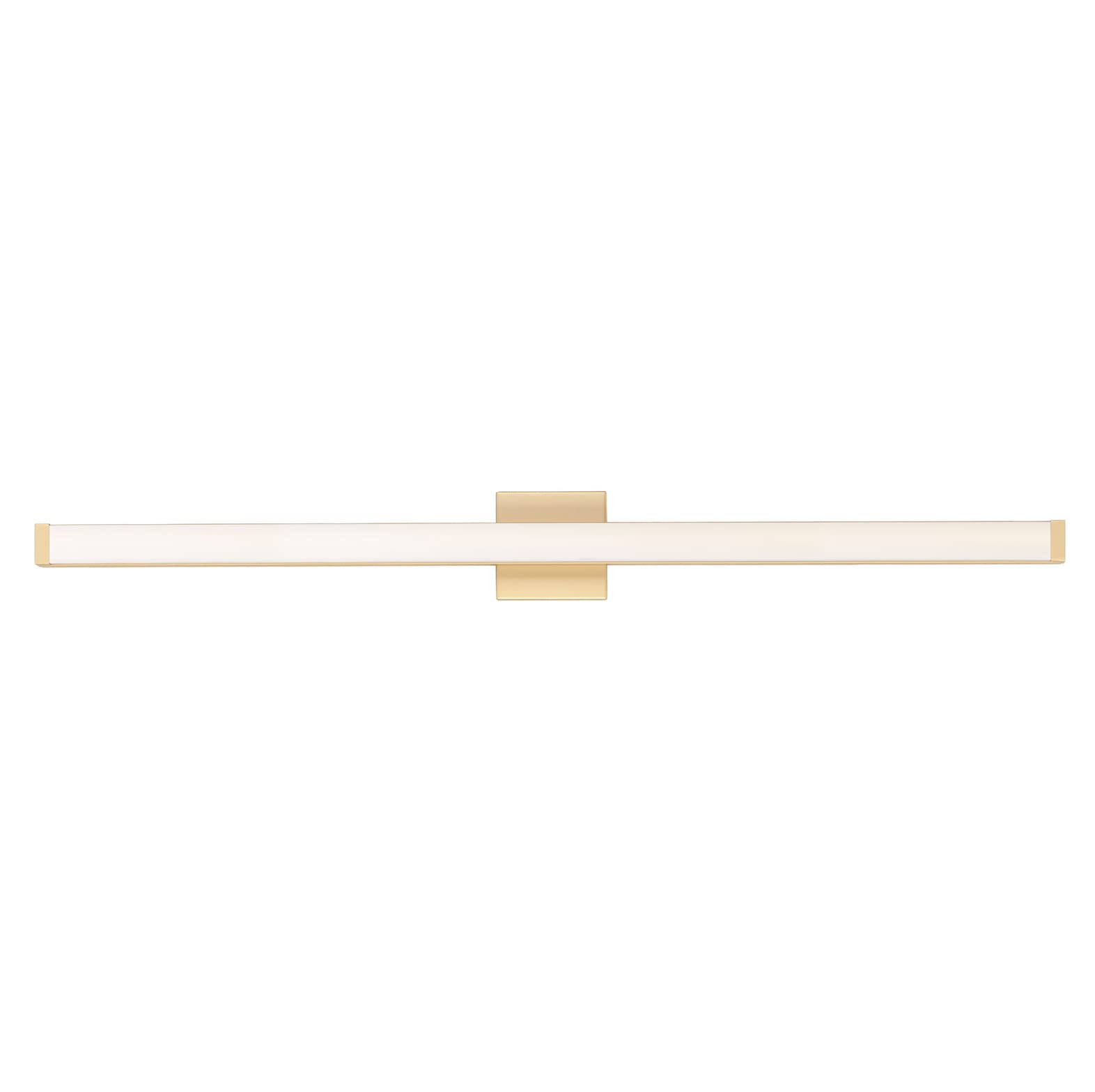 Maxim 52008Gld Spec Collection 48 Inch Dimmable Led Bathroom Vanity Light I 3000K I Gold I Modern Contemporary Light Fixture I P