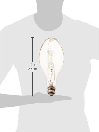 Plusrite 1053 Metal Halide Light Bulb 400W ED37 Green