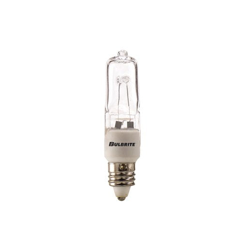 Bulbrite Q35Cl/Mc 35-Watt Dimmable Halogen Jd Type T4, Mini-Candelabra Base , Clear [8 Pack]