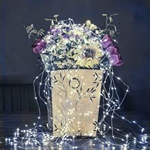 ZNYCYE Solar Waterfall Fairy Bunch Lights, 200 LEDs, 66ft Cool White, Outdoor Waterproof String Lights for Garden Decorations, Gifts for Mom