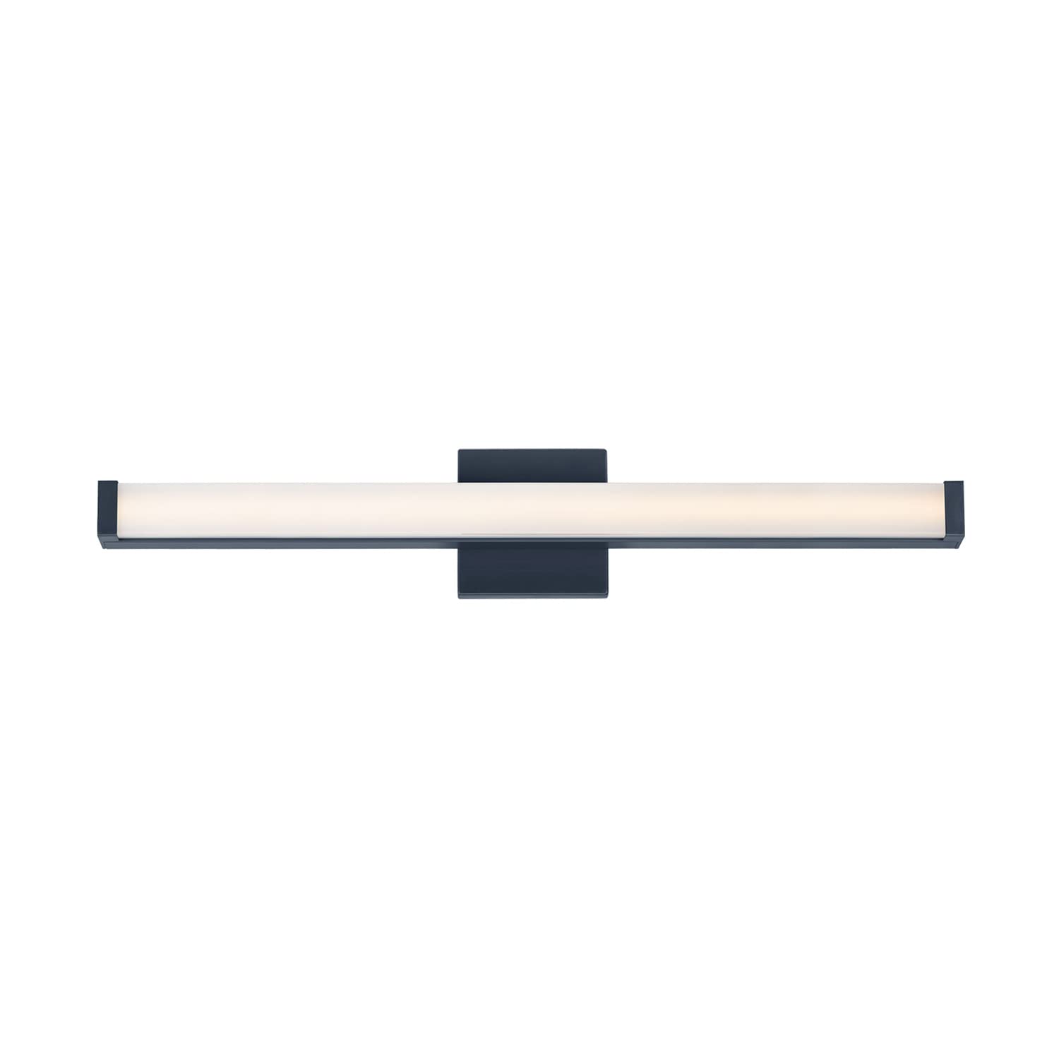Maxim 52004Bk Spec Collection 30 Inch Dimmable Led Bathroom Vanity Light I 3000K I Black I Modern Contemporary Light Fixture I P