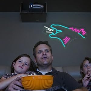 ASDGGBL Monster Neon Sign, Dinosaur Neon Sign for Wall Decor, Dimmable & Powered by USB Neon Lights for Bedroom Bar Man Cave Gam