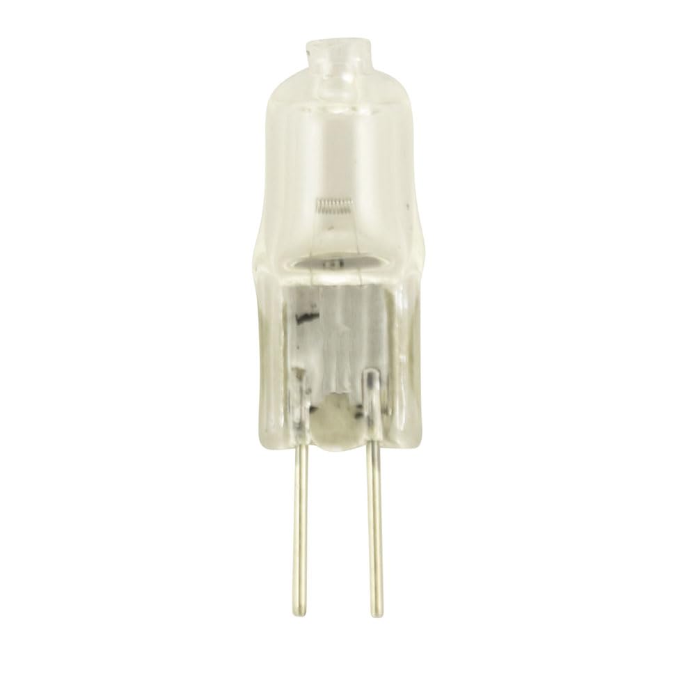 Technical Precision Halogen Bulb 20W 6V G4 2-Pin Base Clear 3200K Low Voltage 1 Pack