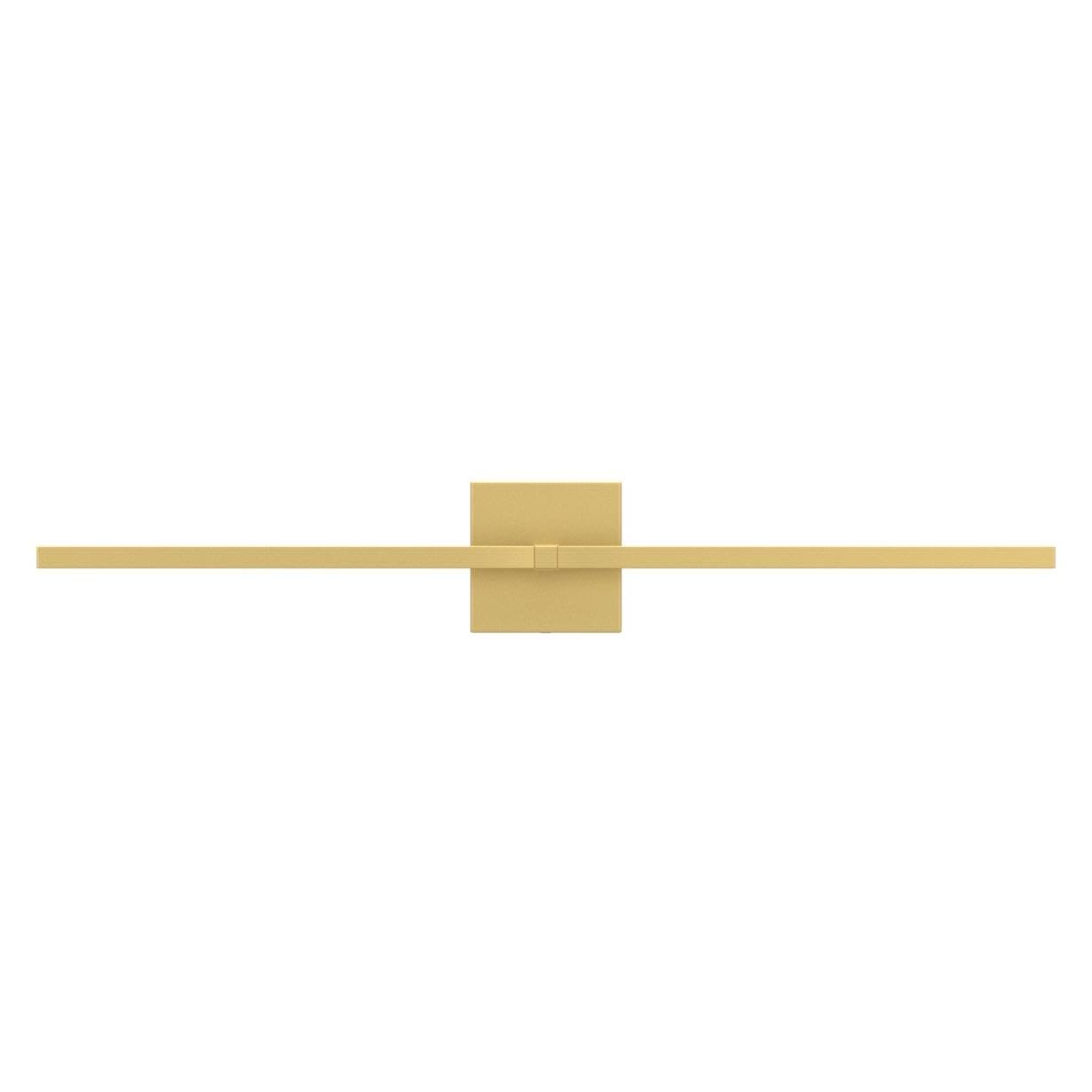 CCYCOL Gold LED Bathroom Vanity Light Fixture - 30" Rotatable Wall Sconce, Aluminum, 3500K Warm White, Model 8036WL-30GD