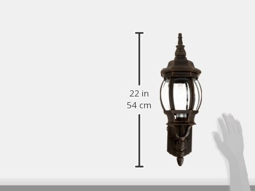 Artcraft Lighting Classico Small European Style Outdoor Wall Mount, Rust