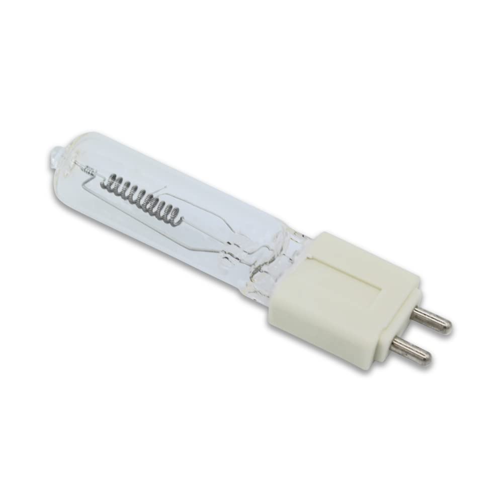 Halogen 575 Bulb For American Dj B557, Fs-1000, Opti-Par, Zb-Hx600 Lamp - Flk 575W Lamp With G9.5 Medium 2-Pin - T6 Clear Halogen Bulb - 1 Pack