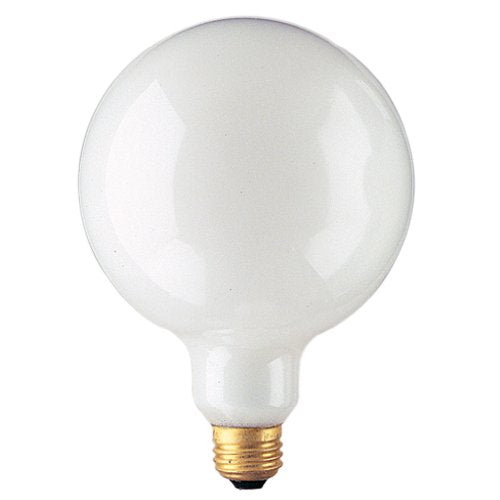 Bulbrite 60 Watt Incandescent G40 Globe Light Bulbs, Warm White, Medium Base, 12 Count, Model 350060