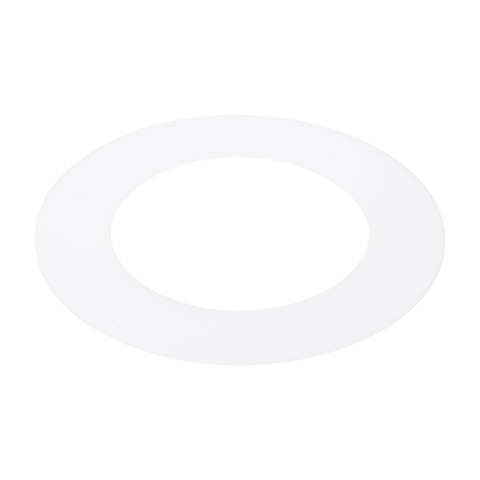 PATIKIL 3 ID 4.7 OD Plastic Trim Ring, Ceiling Light Goof Rings Matte Circular Light Cover Lighting Fixture for Ceiling Wall Rec