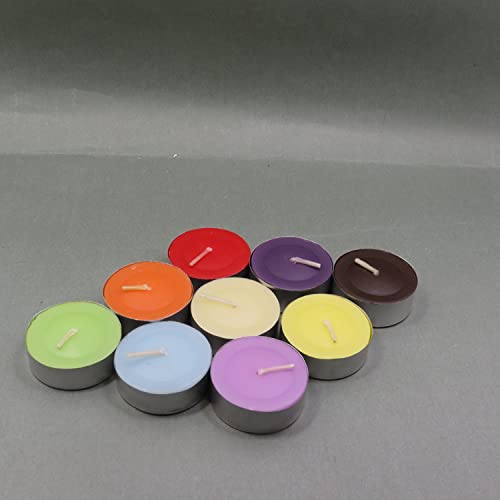 Luces Smokeless Scented Tealight t-lite Floating Candle Decorate Diwali Party (Multi Tealight Pack of 80)