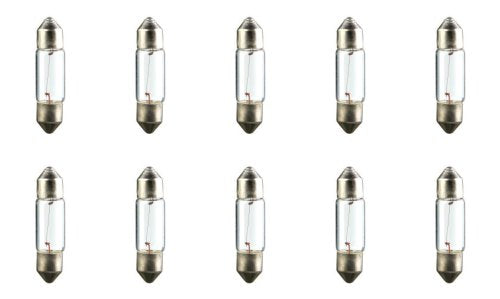 CEC Industries 6430 Bulbs, 24V, 3W, SV7-8 Base, T-2.25 Shape, Box of 10