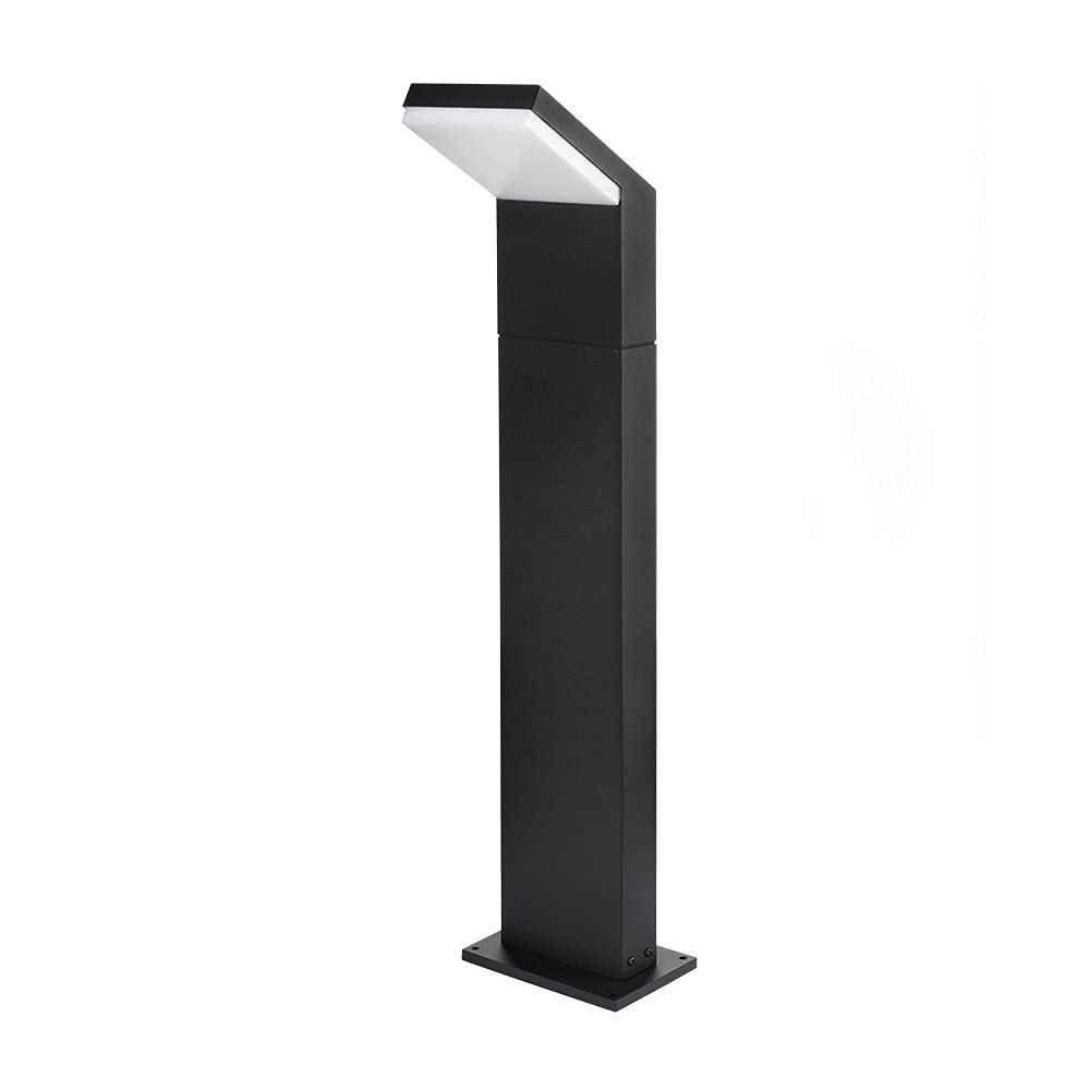 Vonn 32&quot; Modern Black Led Outdoor Bollard Light, 10W Etl Certified Landscape Fixture