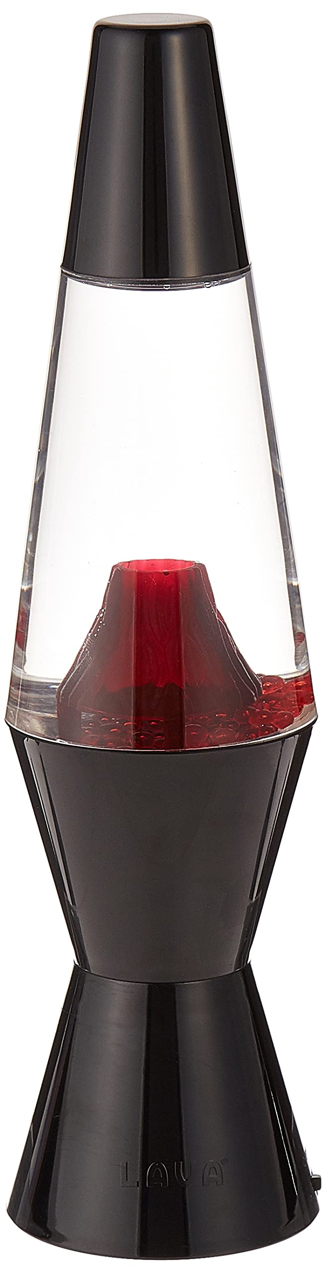 Lava 7103 Mini Volcano Lamp - 10-Inch Plastic Design in White, Orange, and Red