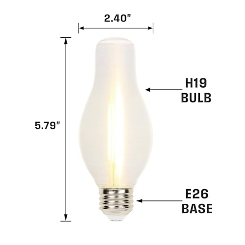 Westinghouse LED Light Bulb, 6.5W (60W Equivalent), Clear Glass, Dimmable, Medium Base, 6 Pack, Model 5276020