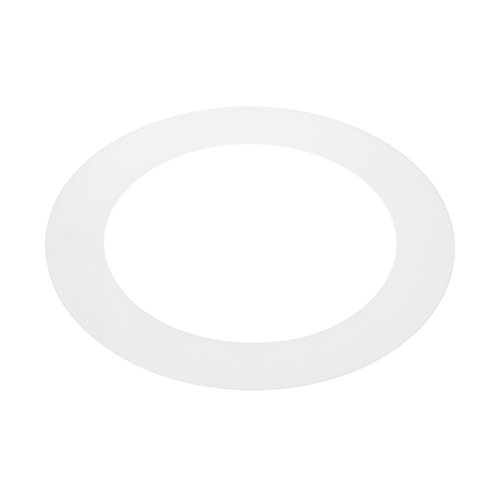 PATIKIL 5.9 ID 8.1 OD Plastic Trim Ring, Ceiling Light Goof Rings Matte Circular Light Cover Lighting Fixture for Ceiling Wall R