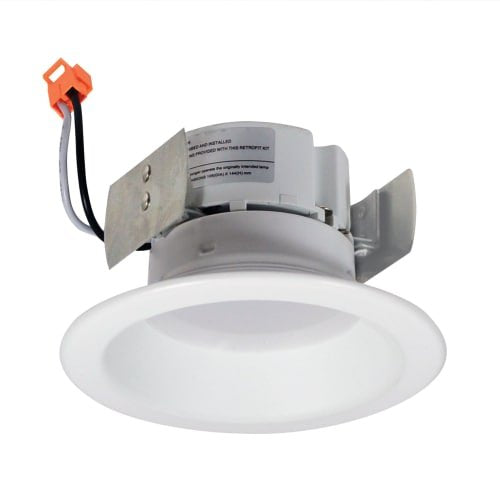 Nora Lighting NOX-43127 4'' LED Decorative Trim, White/White