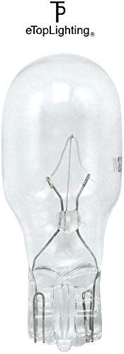Etoplighting (10) Bulbs, 12V 4W Low Voltage T5 Wedge Base Replacement Bulb, 12 Volts 4 Watts