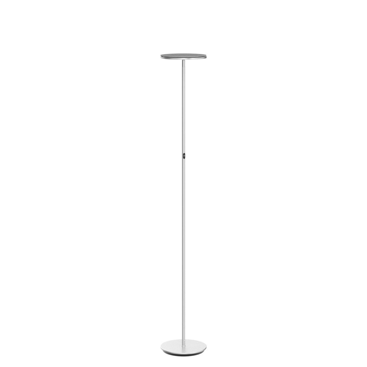 Brightech Sky Led Floor Lamp, Torchiere Super Bright Floor Lamp For Living Rooms & Offices - Dimmable, Tall Standing Lamp For Be
