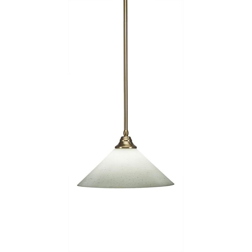 Toltec Lighting 26-Nab-318 Any 3 Light Stem Pendant 16&quot; White Muslin Glass