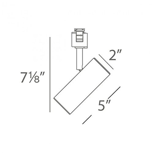 Wac Lighting H-2010-930-Br Led2010 Silo X10 Head In Brushed Brass For H Track, 10 Watts