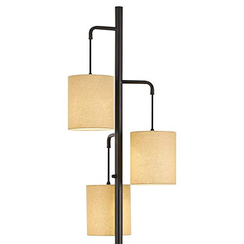 Cal Lighting Bo-2791Fl Restoration Three Light Floor Lamp From Kirkwall Collection In Bronze/Dark Finish, 15.00 Inches
