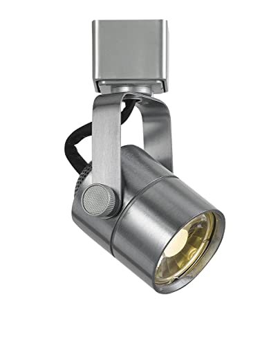 Cal Lighting HT-611S-BS One Light Track Fixture, Metal, Silver, 5.00x2.70x1.90 inches