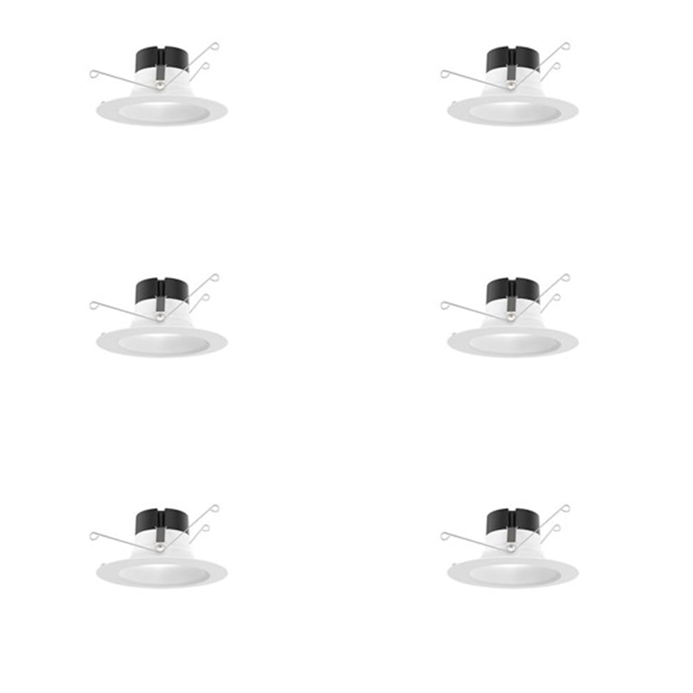 Juno E Series 5/6 LED Ceiling Light, Smooth Trim Recessed Lighting with 5-in-1 Switchable White Color, 1200 Lumens for High Ceil