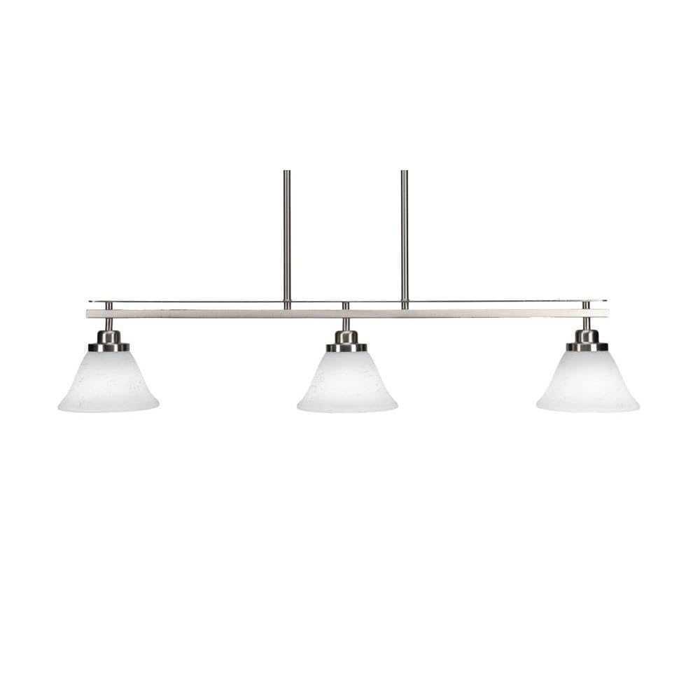 Odyssey 3 Light Island in Brushed Nickel (2636-BN-311)