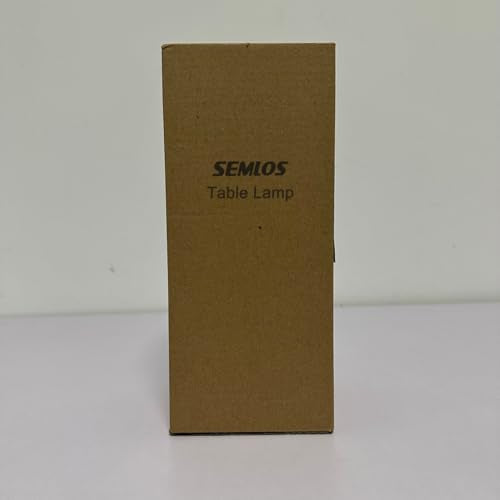 Semlos Led Table Lamp - Touch Control, Remote, 3 Colors, 10 Dimmable Brightness, Square 30Cm, White, Model 004-20168-W-1